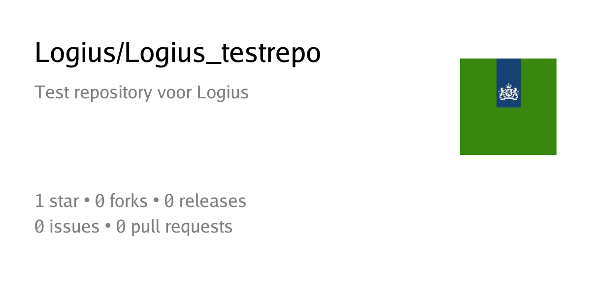 Logius/Logius_testrepo: Test repository voor Logius - code.overheid.nl ...
